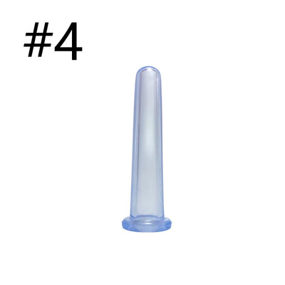 Rubber Massage Body Cups anti Cellulite Suction Glass Cup for Face Facial Skin Lifting Tool Vacuum Cupping Massage Beauty Health