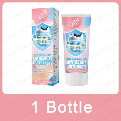Anti-Cavity Toothpaste Tooth Remineralization Recovery Enamel Repair Strengthening Restoration Decay Protection Dental Teeth